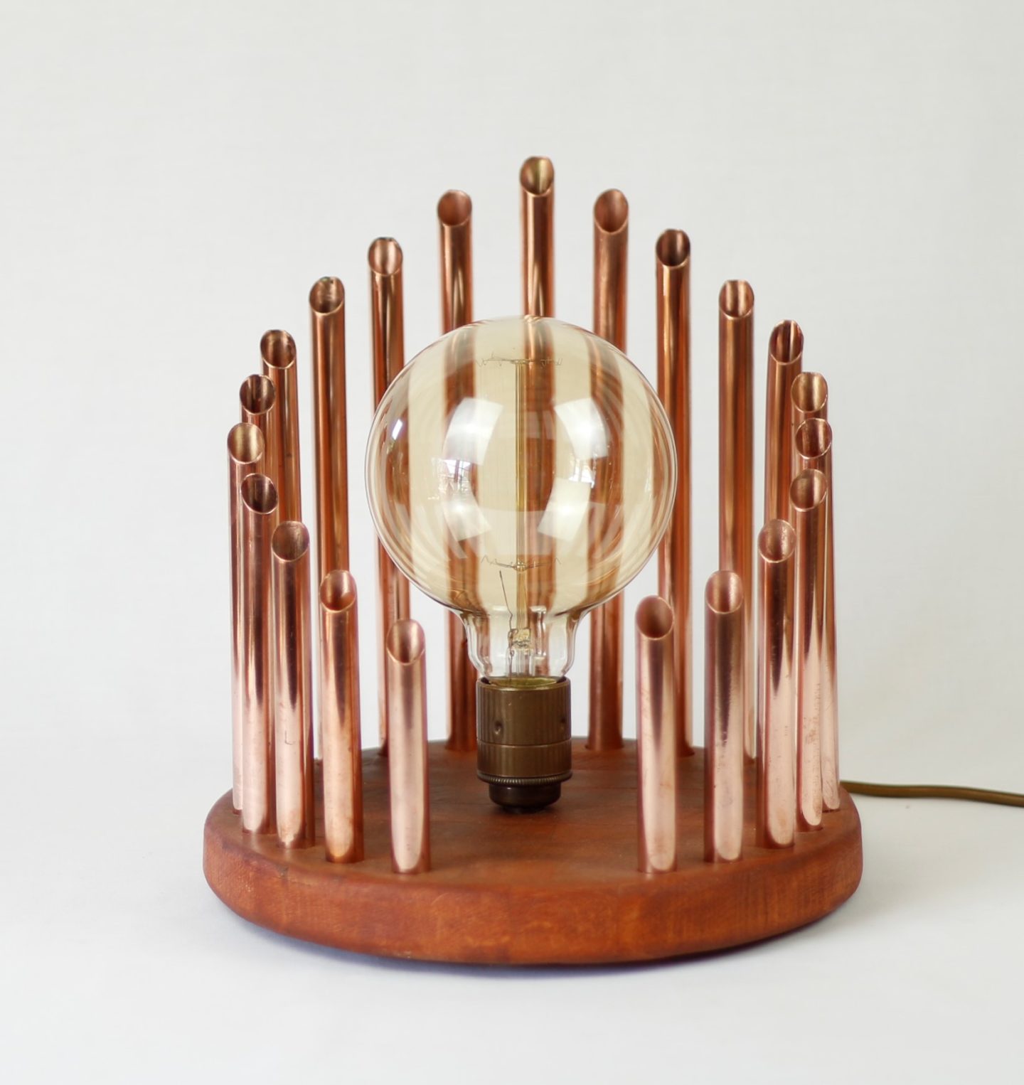 The organ handmade copper light by Light'artedly