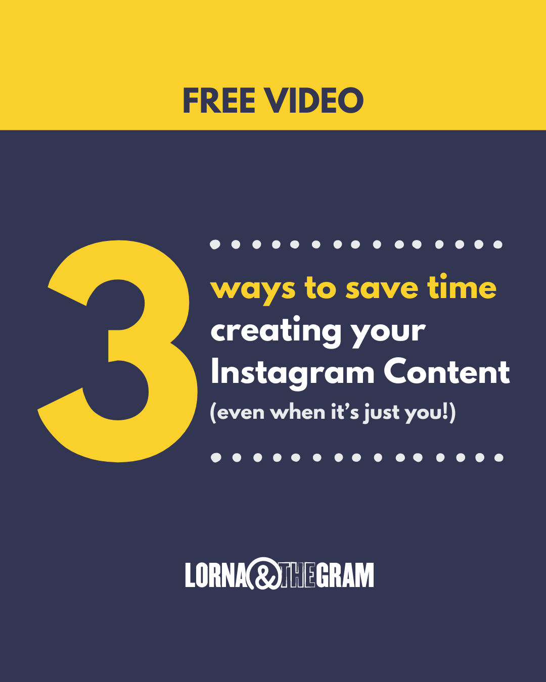3 ways to save time creating your Instagram Content